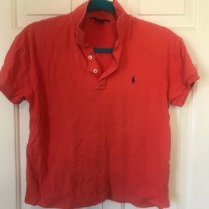 Orange Ralph Lauren polo